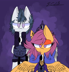 Size: 4753x4905 | Tagged: safe, artist:scootaloocuteness, rumble, scootaloo, absurd resolution, older