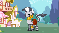 Size: 968x545 | Tagged: safe, derpibooru import, screencap, zecora, zebra, the cutie pox, seeds of truth, solo