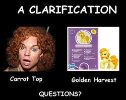 Size: 500x397 | Tagged: safe, derpibooru import, carrot top, golden harvest, human, parasprite, celebrity, irl, irl human, namesake, photo, scott thompson