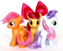 Size: 640x514 | Tagged: safe, derpibooru import, apple bloom, scootaloo, sweetie belle, brushable, cutie mark crusaders, toy