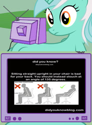 Size: 563x769 | Tagged: safe, derpibooru import, lyra heartstrings, human, did you know?, exploitable meme, meme, obligatory pony, sitting, tumblr, tv meme