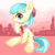 Size: 725x719 | Tagged: safe, artist:day360, coco pommel, earth pony, pony, female, mare, solo, two toned mane