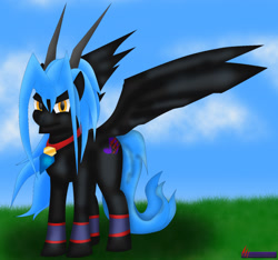 Size: 1600x1500 | Tagged: safe, artist:darkdijinartie89, derpibooru import, oc, oc only, alicorn, bicorn, pony, alicorn oc, darkmoon, solo