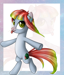 Size: 3000x3500 | Tagged: safe, artist:vird-gi, derpibooru import, oc, oc only, oc:melon drop, pony, bipedal, solo