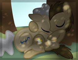 Size: 1019x784 | Tagged: safe, artist:mishti14, doctor whooves, mayor mare, cuddling, doctor mayor, female, male, mareturner, shipping, snuggling, straight