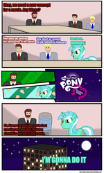 Size: 500x832 | Tagged: safe, derpibooru import, lyra heartstrings, human, equestria girls, employer meme, exploitable meme, humie, lyra's humans, meme