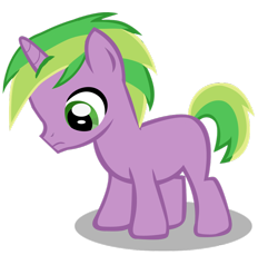 Size: 934x856 | Tagged: safe, artist:horserida238, derpibooru import, edit, shady daze, spike, colt, ponified, ponified spike, recolor, simple background, solo, species swap, transparent background, vector