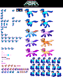 Size: 700x850 | Tagged: safe, artist:khaomortadios, derpibooru import, crossover, megaman, megapony, pixel art, sprite, video game