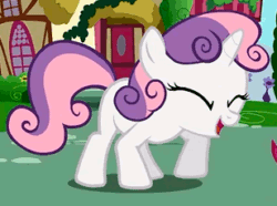 Size: 308x229 | Tagged: safe, derpibooru import, sweetie belle, animated, laughing, solo