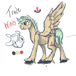 Size: 1500x1500 | Tagged: safe, artist:weepysheep, derpibooru import, oc, oc only, pegasus, pony, solo, trade winds