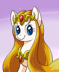 Size: 985x1200 | Tagged: safe, artist:tehflah, derpibooru import, nintendo, ponified, princess zelda, solo, the legend of zelda