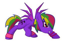 Size: 900x602 | Tagged: safe, artist:wolfgangthe3rd, derpibooru import, oc, oc only, pegasus, pony, insanebow, sanny, solo