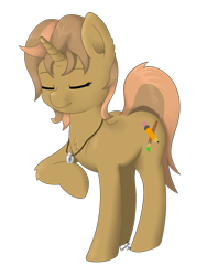 Size: 963x1280 | Tagged: safe, artist:kitbash, oc, oc only, pony, unicorn, female, necklace, ring, solo