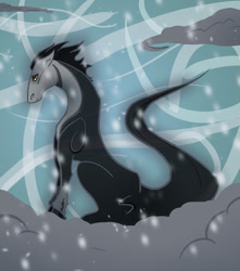 Size: 700x793 | Tagged: safe, artist:marivent, windigo, pitch black, ponified, rise of the guardians, solo