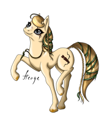 Size: 827x965 | Tagged: safe, artist:hengebellika, derpibooru import, oc, oc only, ponified, skyrim, solo, the elder scrolls