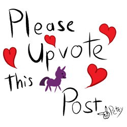 Size: 500x500 | Tagged: safe, artist:pikapetey, pony, 1000 hours in ms paint, downvote bait, experiment, irony, op is a cuck, reverse psychology, reverse psychology in action, solo, text, unnecessary, upvote bait, what the hell petey