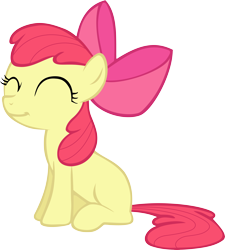 Size: 5903x6554 | Tagged: safe, artist:pangbot, derpibooru import, apple bloom, hearts and hooves day (episode), absurd resolution, cute, happy, simple background, solo, transparent background, vector