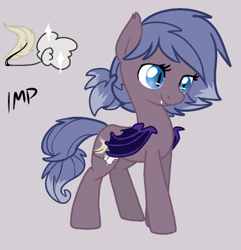 Size: 427x443 | Tagged: safe, artist:imp-oster, derpibooru import, oc, oc only, bat pony, pony, solo