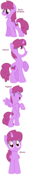 Size: 848x4664 | Tagged: safe, artist:pupster0071, derpibooru import, berry punch, berryshine, alicorn, pegasus, pony, unicorn, alicornified, all pony races, berrycorn, female, juicy fruit, mare, race swap