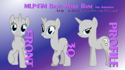 Size: 640x360 | Tagged: safe, artist:wishdream, derpibooru import, pony, flash, mane, template