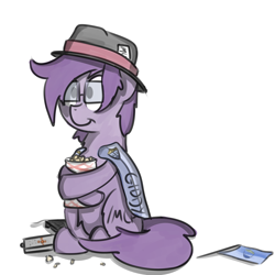 Size: 2000x2000 | Tagged: safe, derpibooru import, pony, /mlp/, 4chan cup, 4chan cup scarf, cereal, clothes, fedora, flag, football, get hype, hat, keyboard, mlp tan, ponified, scarf, solo, wii remote