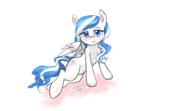 Size: 1115x717 | Tagged: dead source, safe, artist:xcopyen002, derpibooru import, oc, oc only, pegasus, pony, cute, solo