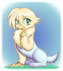 Size: 2001x2258 | Tagged: safe, artist:nauth, oc, oc only, oc:galeberry, griffon, commission, cute, ocbetes, solo