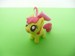 Size: 591x442 | Tagged: safe, artist:raru, derpibooru import, apple bloom, irl, photo, sculpture, solo