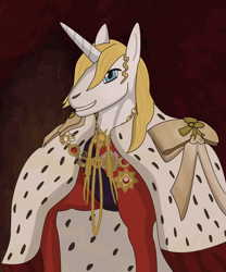 Size: 816x979 | Tagged: safe, artist:cheshiretwilight, derpibooru import, prince blueblood, anthro, bust, portrait, solo