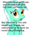 Size: 436x504 | Tagged: safe, derpibooru import, lyra heartstrings, pony, unicorn, conspiracy, conspiracy lyra, conspiracy theory, exploitable meme, female, green coat, horn, looking at you, mare, meme, open mouth, simple background, solo, text, two toned mane, white background