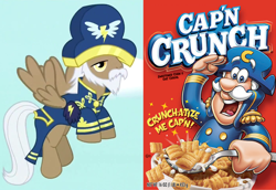 Size: 1398x962 | Tagged: safe, screencap, pony, testing testing 1-2-3, captain crunch, simple background