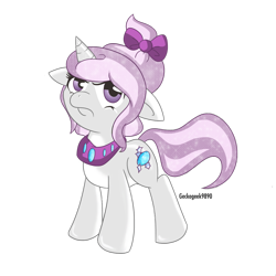 Size: 1280x1280 | Tagged: safe, artist:geckogeek, opalescence, pony, ponified, ponified pony pets, solo, species swap