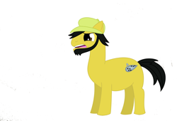 Size: 2550x1732 | Tagged: safe, artist:allarric, hat, jontron, ponified, solo