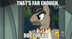 Size: 854x467 | Tagged: safe, derpibooru import, screencap, doctor caballeron, daring don't, image macro, indiana jones, rene emil belloq