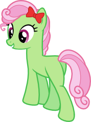 Size: 178x239 | Tagged: safe, artist:givralix, florina tart, pinkie pride, apple family member, background pony, simple background, solo, svg, transparent background, vector