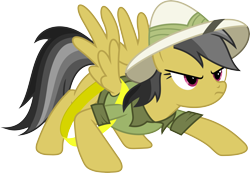 Size: 5000x3460 | Tagged: safe, artist:darknisfan1995, daring do, absurd resolution, simple background, solo, transparent background, vector