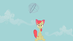 Size: 1280x720 | Tagged: safe, derpibooru import, screencap, apple bloom, the cutie pox, solo