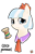 Size: 543x840 | Tagged: safe, artist:norang94, derpibooru import, coco pommel, rarity takes manehattan, rainbow thread, solo