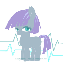 Size: 720x867 | Tagged: safe, artist:pomegranate-feather, maud pie, earth pony, pony, clothes, female, gray coat, mare, purple mane, solo