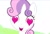 Size: 700x469 | Tagged: safe, derpibooru import, screencap, sweetie belle, lesson zero, cropped, heart, heart eyes, solo, wingding eyes