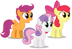 Size: 8811x6000 | Tagged: safe, artist:byteslice, derpibooru import, apple bloom, scootaloo, sweetie belle, absurd resolution, cutie mark crusaders