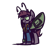 Size: 427x440 | Tagged: safe, artist:inlucidreverie, derpibooru import, oc, oc only, oc:littlepip, mothpony, original species, fallout equestria, clothes, fanfic, fanfic art, female, hooves, moth pony general, pipbuck, simple background, solo, species swap, transparent background, vault suit