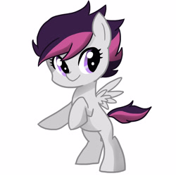 Size: 3000x3000 | Tagged: safe, artist:kianamai, derpibooru import, oc, oc only, oc:echo (kilala), pegasus, pony, high res, kilalaverse, next generation, offspring, parent:rumble, parent:scootaloo, parents:rumbloo, solo