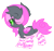 Size: 2166x2049 | Tagged: safe, artist:starlightlore, derpibooru import, oc, oc only, oc:heartbeat, bat pony, pony, blank flank, clothes, filly, heart eyes, simple background, socks, solo, striped socks, transparent background, wingding eyes