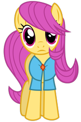 Size: 4000x6000 | Tagged: safe, artist:magister39, derpibooru import, pursey pink, earth pony, pony, rarity takes manehattan, absurd resolution, female, filli mellow, open front blouse, simple background, solo, transparent background, vector