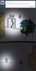 Size: 642x1244 | Tagged: safe, artist:firehazard14, derpibooru import, oc, oc only, changeling, drstrangeling, tumblr