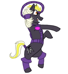 Size: 725x790 | Tagged: safe, artist:cheri-chan, derpibooru import, general skun-ka'pe, ponified, sam and max, solo