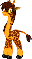 Size: 1121x2045 | Tagged: safe, artist:tsabak, derpibooru import, oc, oc only, giraffe, chou, solo