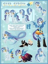 Size: 1024x1359 | Tagged: safe, artist:centchi, derpibooru import, oc, oc only, oc:star struck, bat, bat pony, equestria girls, clothes, dress, equestria girls-ified, gala dress, pet, pet oc, ponied up, reference sheet