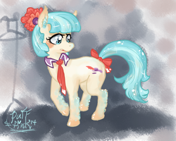 Size: 1000x800 | Tagged: safe, artist:puffpink, derpibooru import, coco pommel, rarity takes manehattan, solo